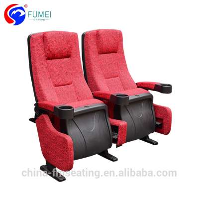 Luxurious Commercial Cup Holder Folding Cinema Seats